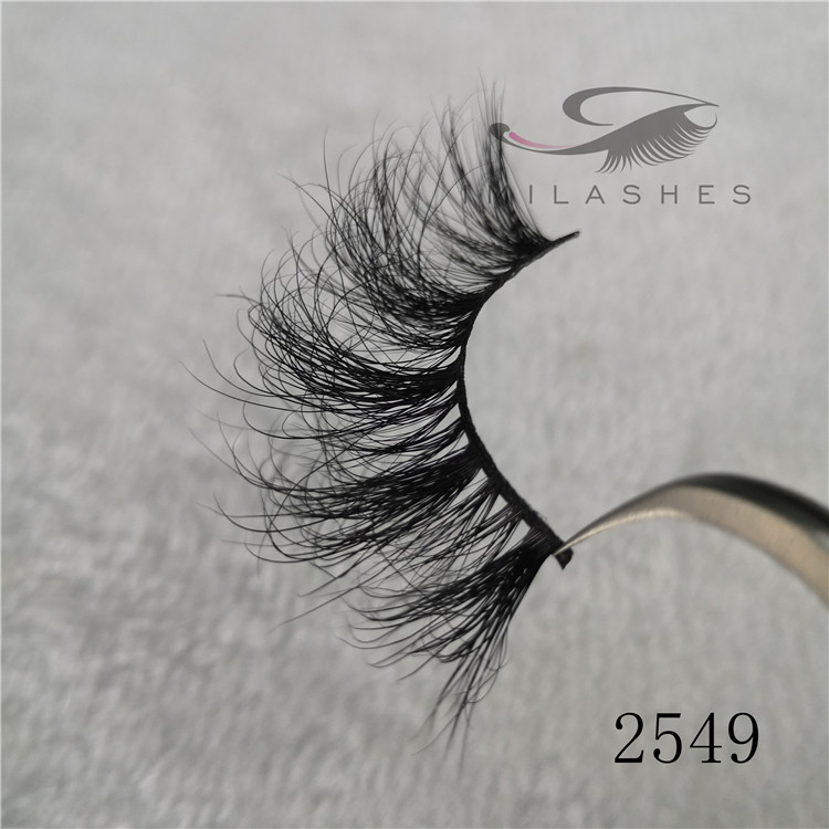 Wholesale cruelty free mink lashes factory long false lashes supplier A-49